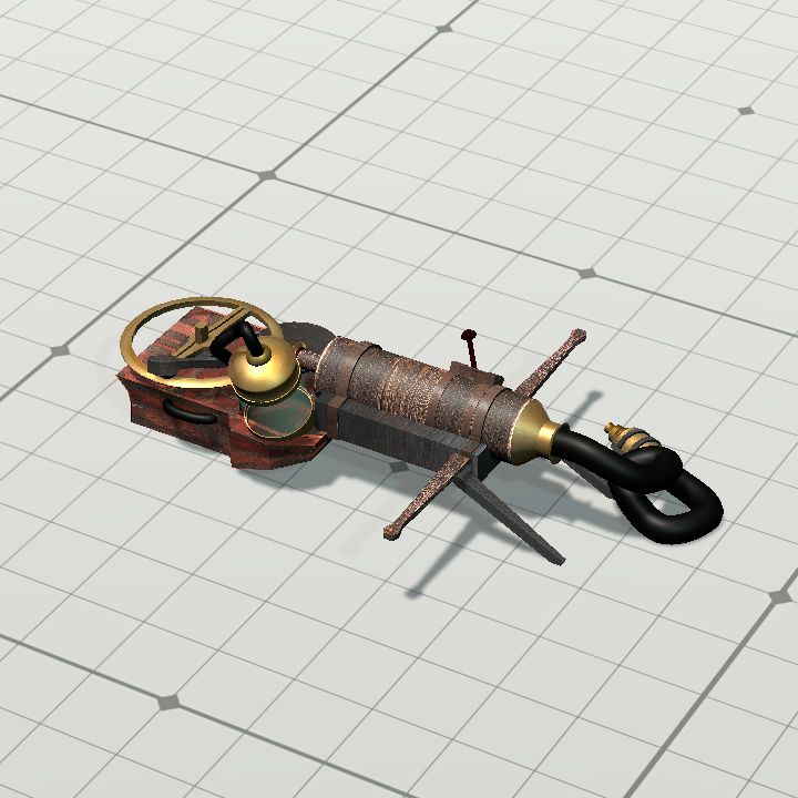 Steampunk flamethrower animated
