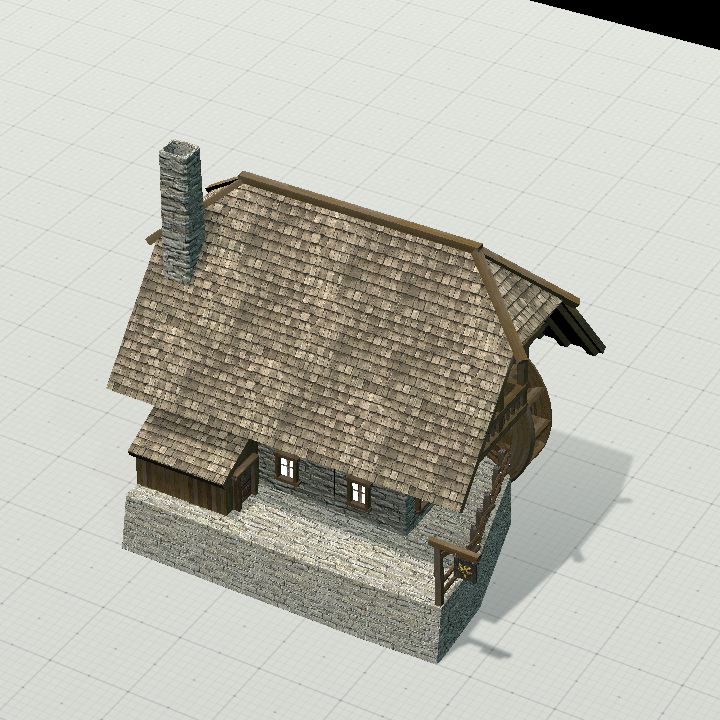 Watermill house animated