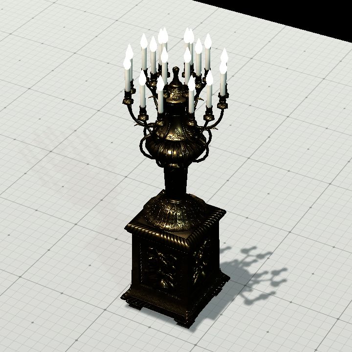 Candle post