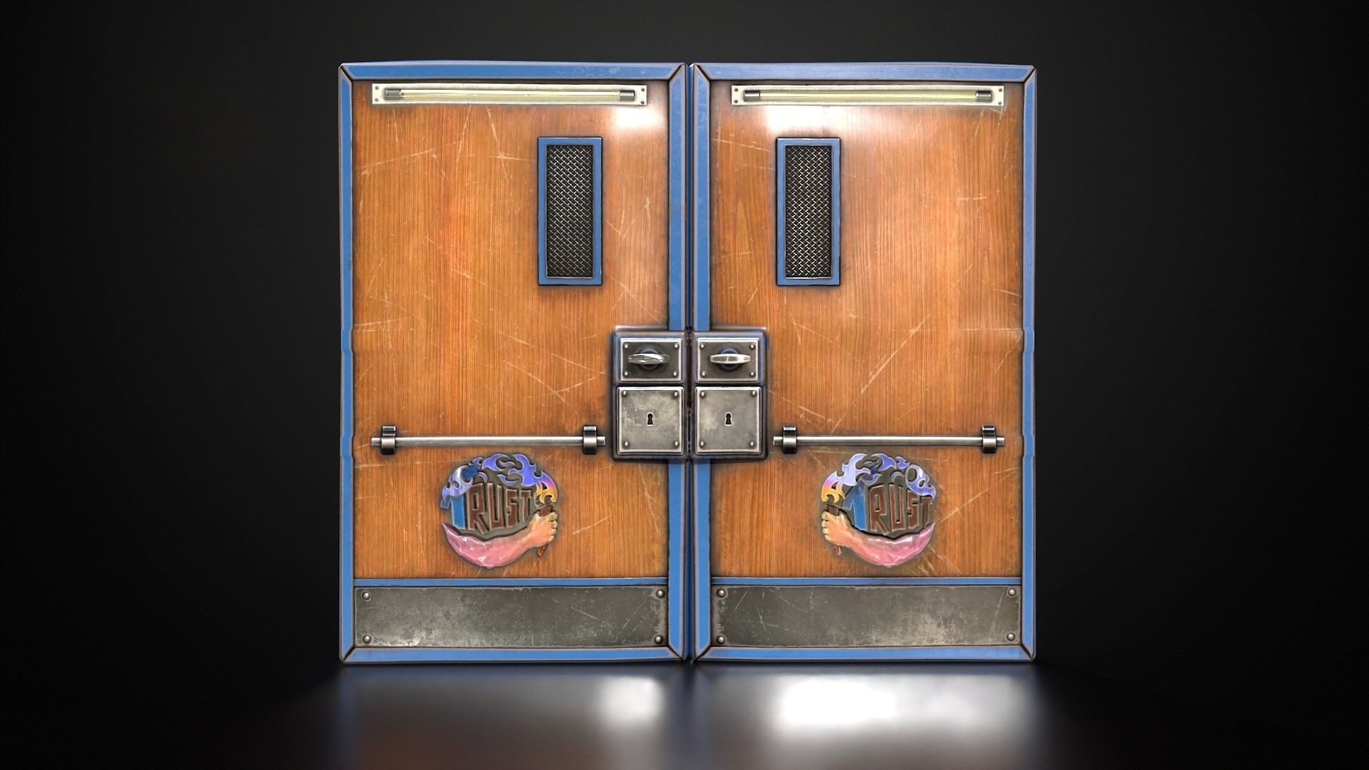 Trust in Rust Double Door
