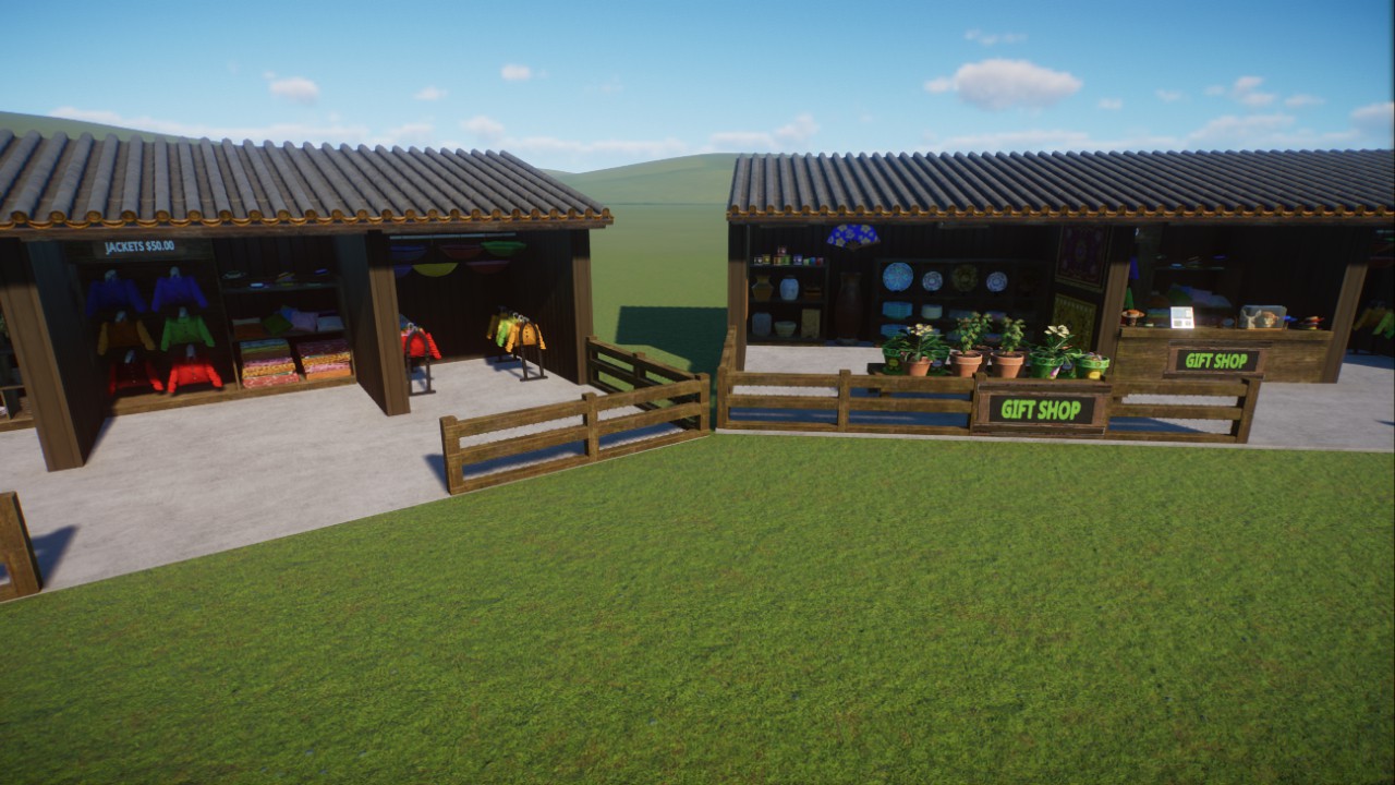 Gift Shop - Two options, scenic only or with a Hats Fantastic kiosk