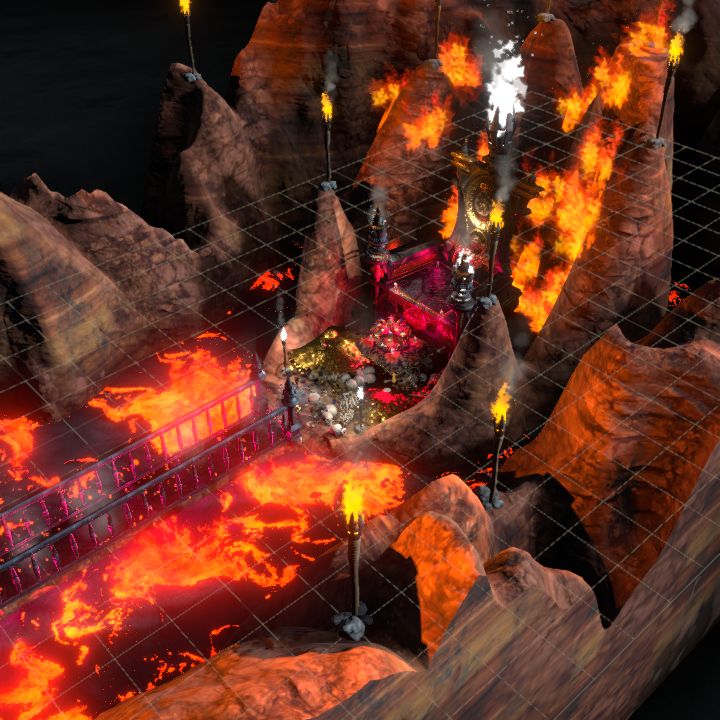 Demon's Throne - UPDATED (lava)