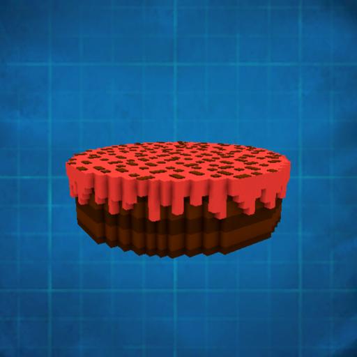 Gâteau double chocolat coulis fraise et copeaux de chocolat