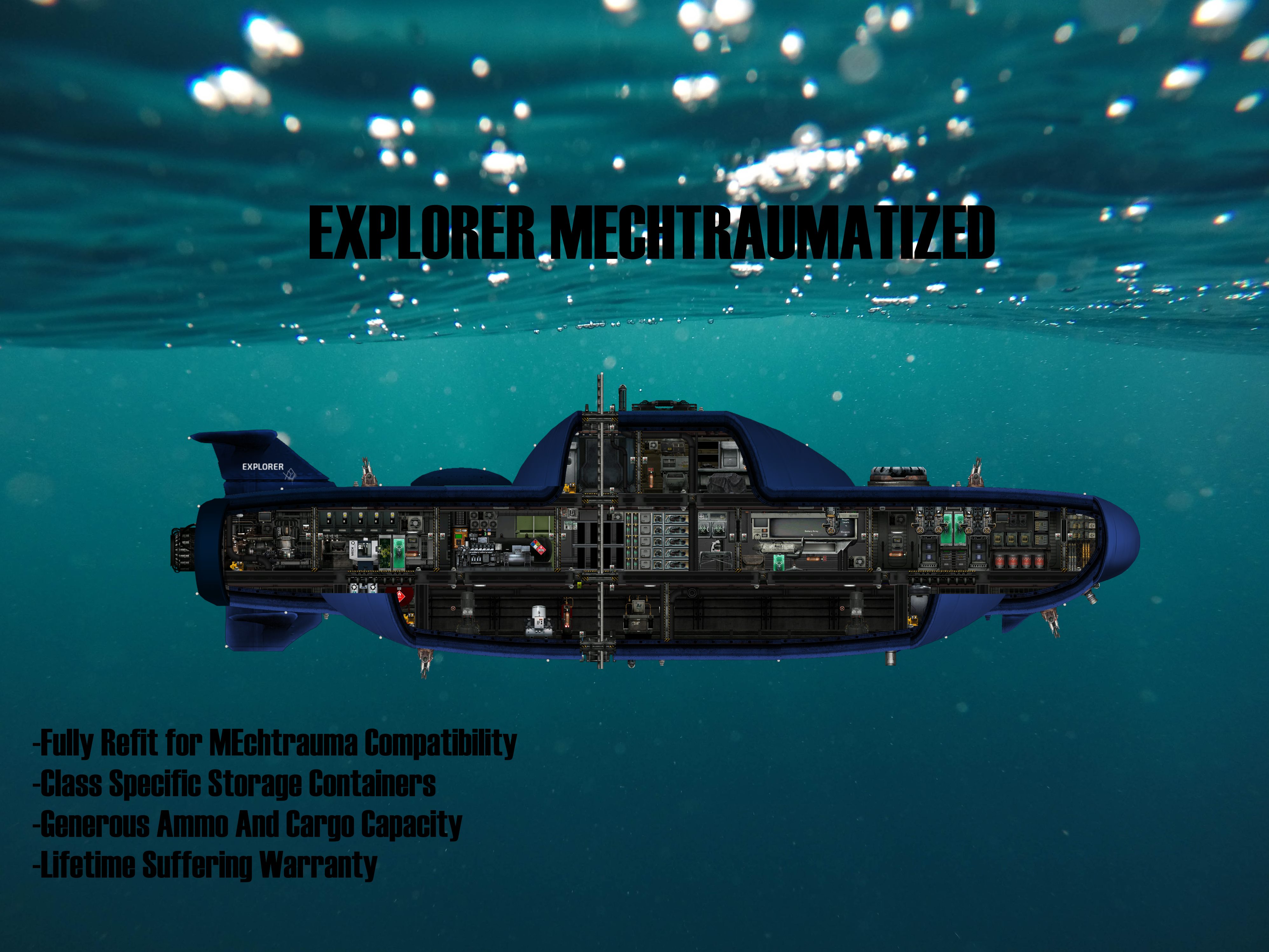 Explorer Fully Mechtraumatized (Alpha Compatible) – Barotrauma Mod