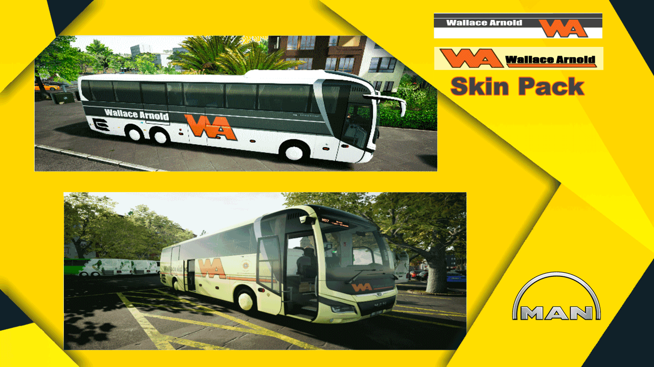 Wallace Arnold Leeds Based MAN 3rd Gen Skin Pack