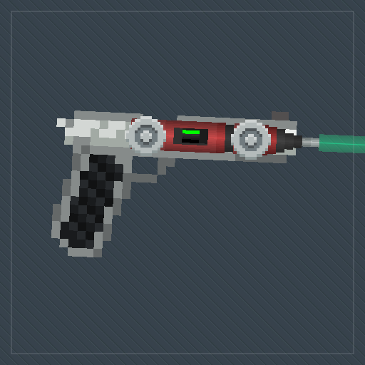 pistol with laser