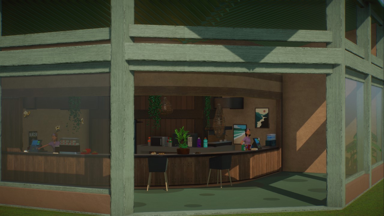 Modern and cozy cafe preview