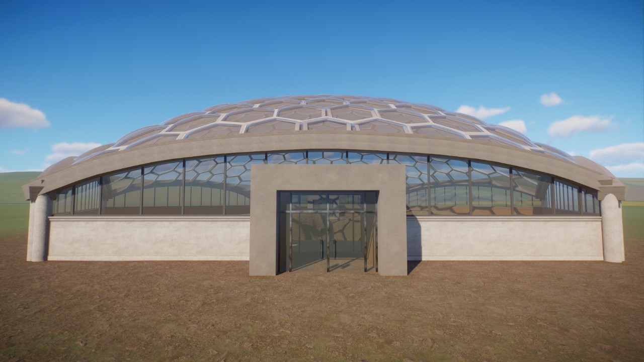 (Empty) Hexagon Desert Dome | by DeLadysigner