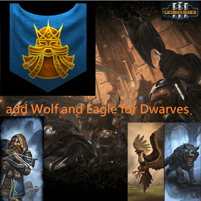 Add Wolves and Eagles for Dwarf - SFO
