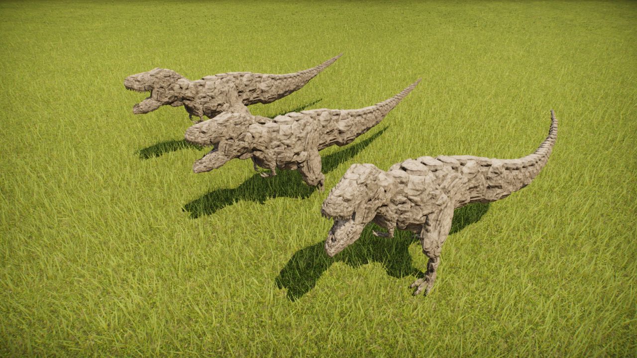 Stone T-Rex / T-Rex de piedra