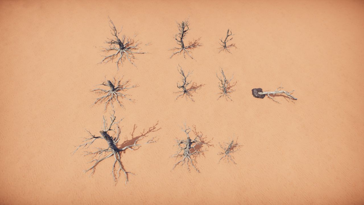 Dead trees (White) / Arboles muertos (Blanco)