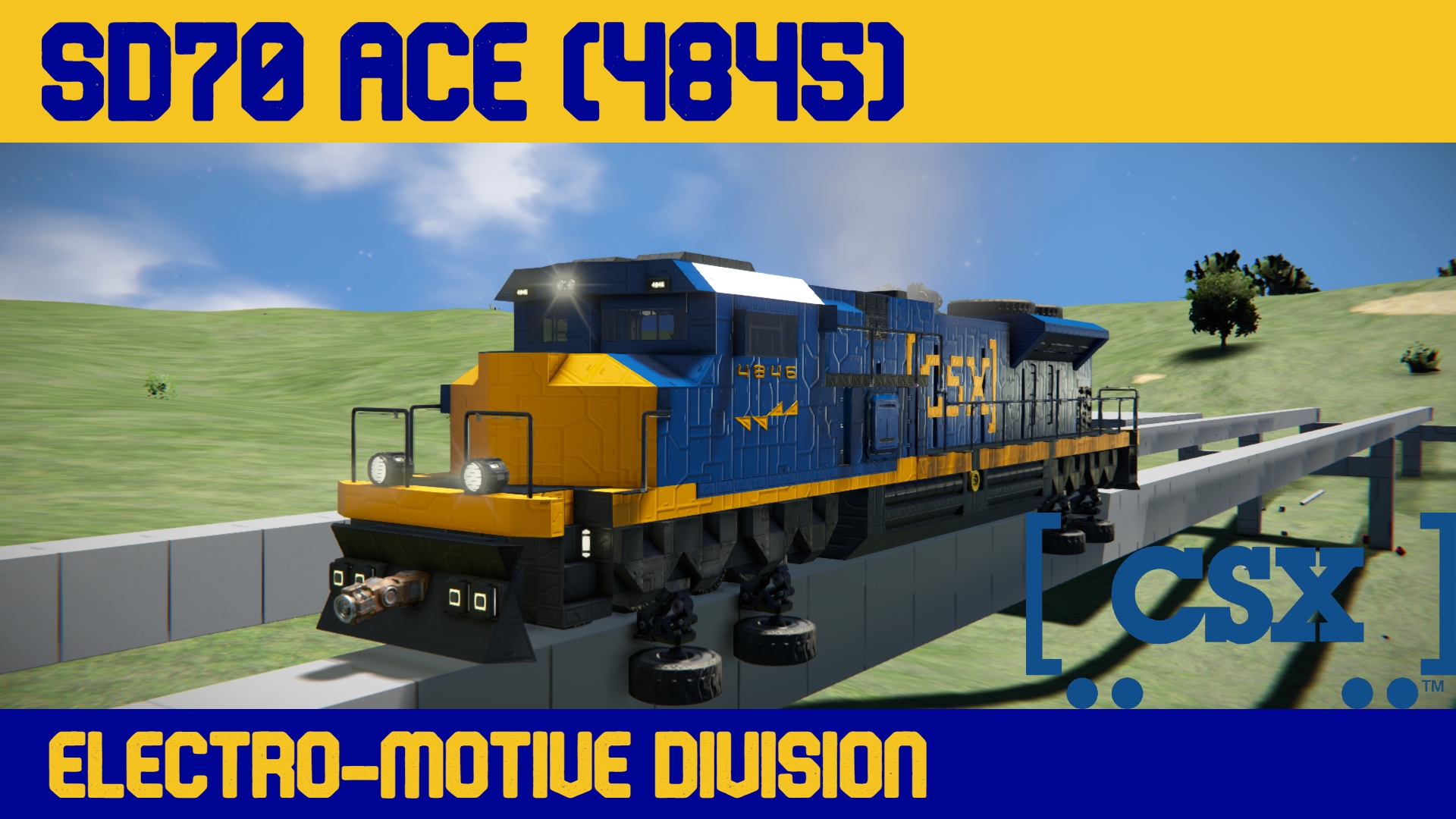 Steam Workshop::SD70 ACe-T4 CSX Livery