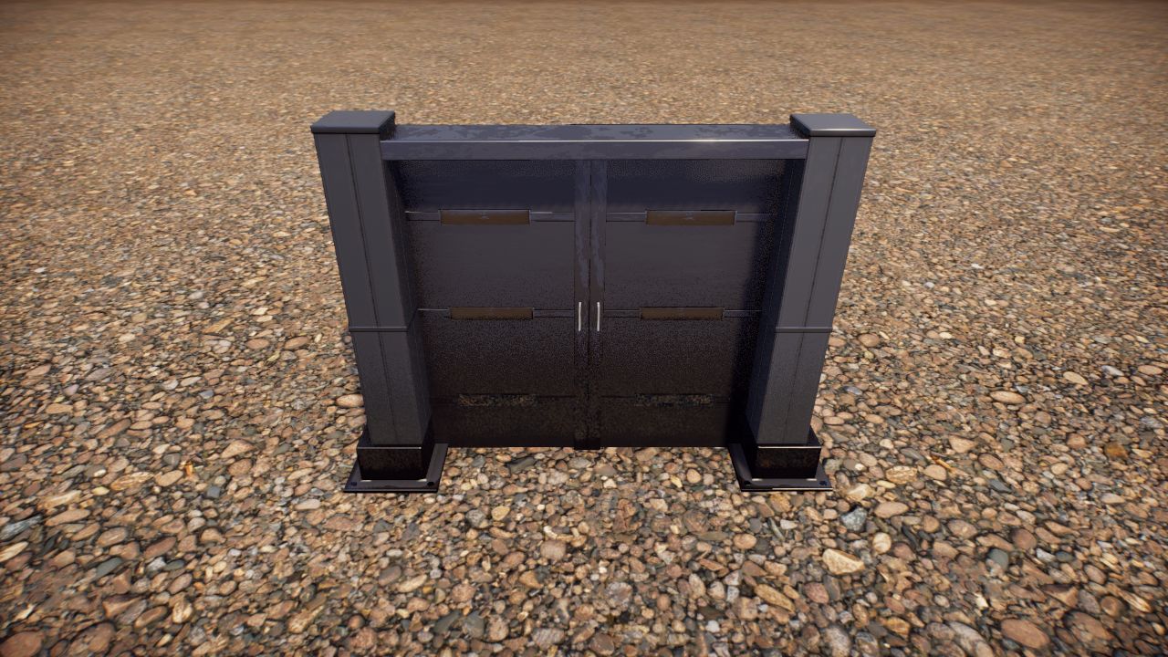 Security door. / Puerta de seguridad.