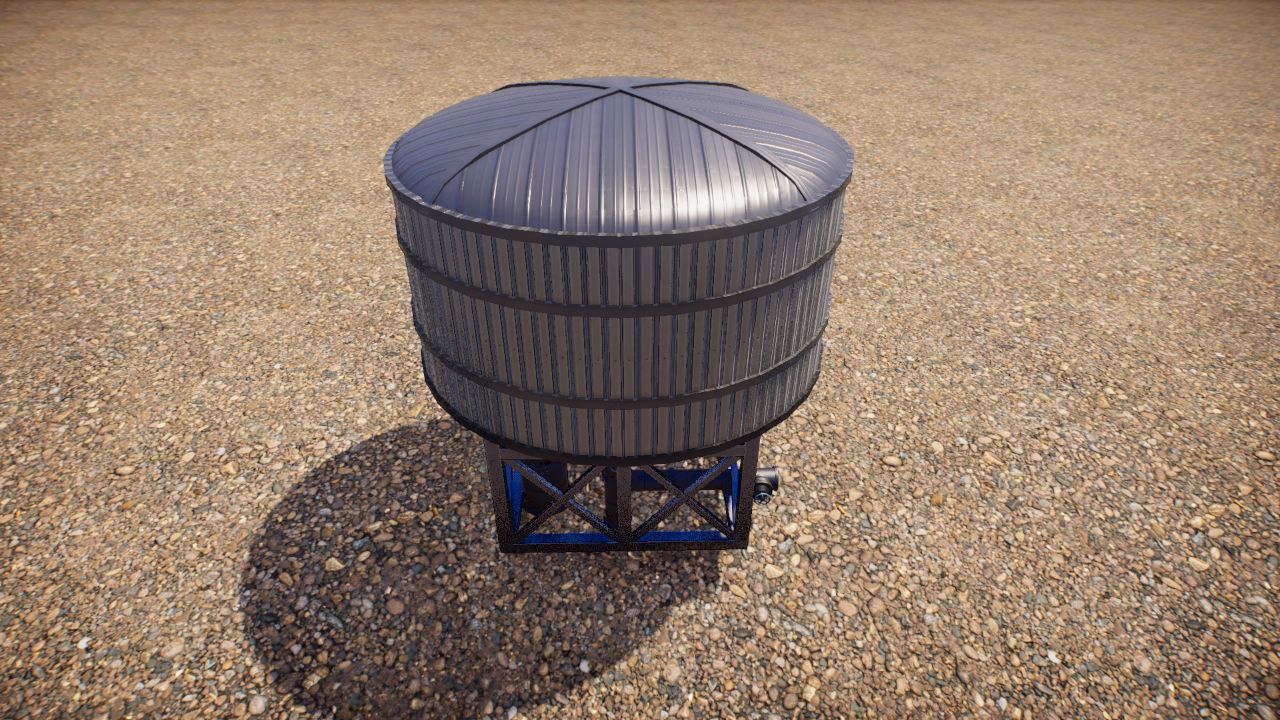 Water tank. / Deposito de agua.