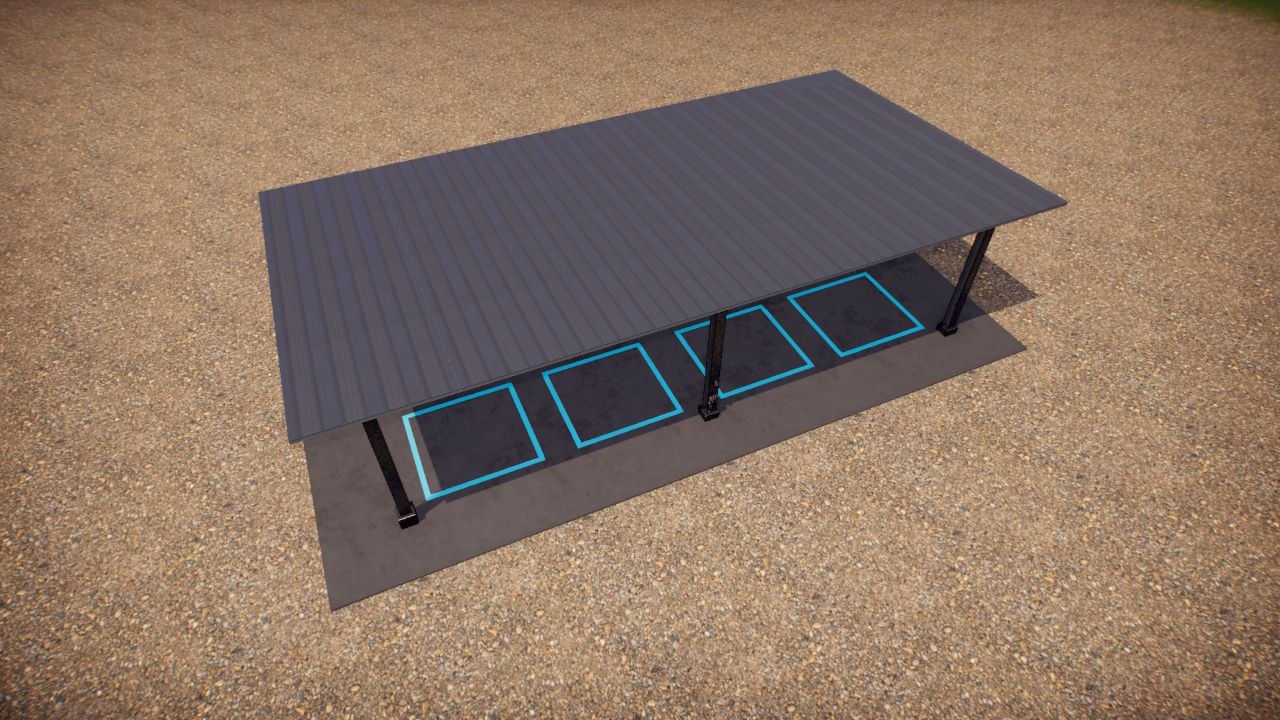 Covered outdoor storage / Almacen cuvierto exterior