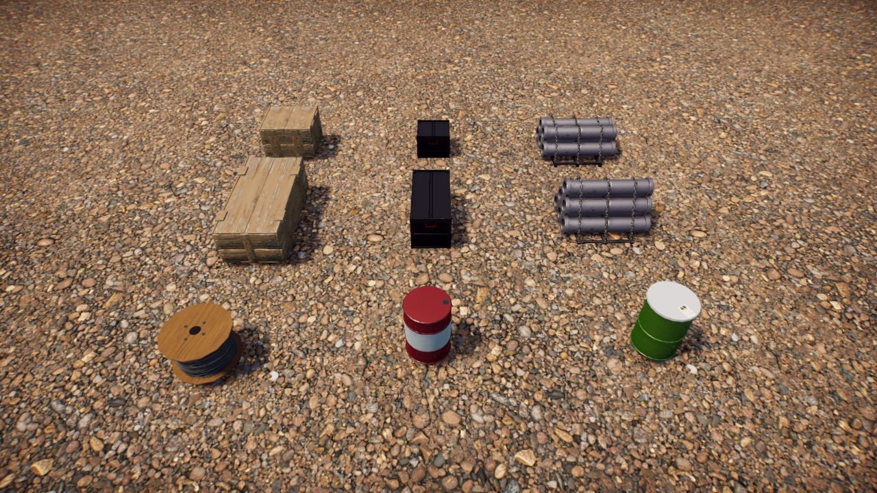 Warehousing elements (cajas, etc / Elementos de almacen (Boxes, etc