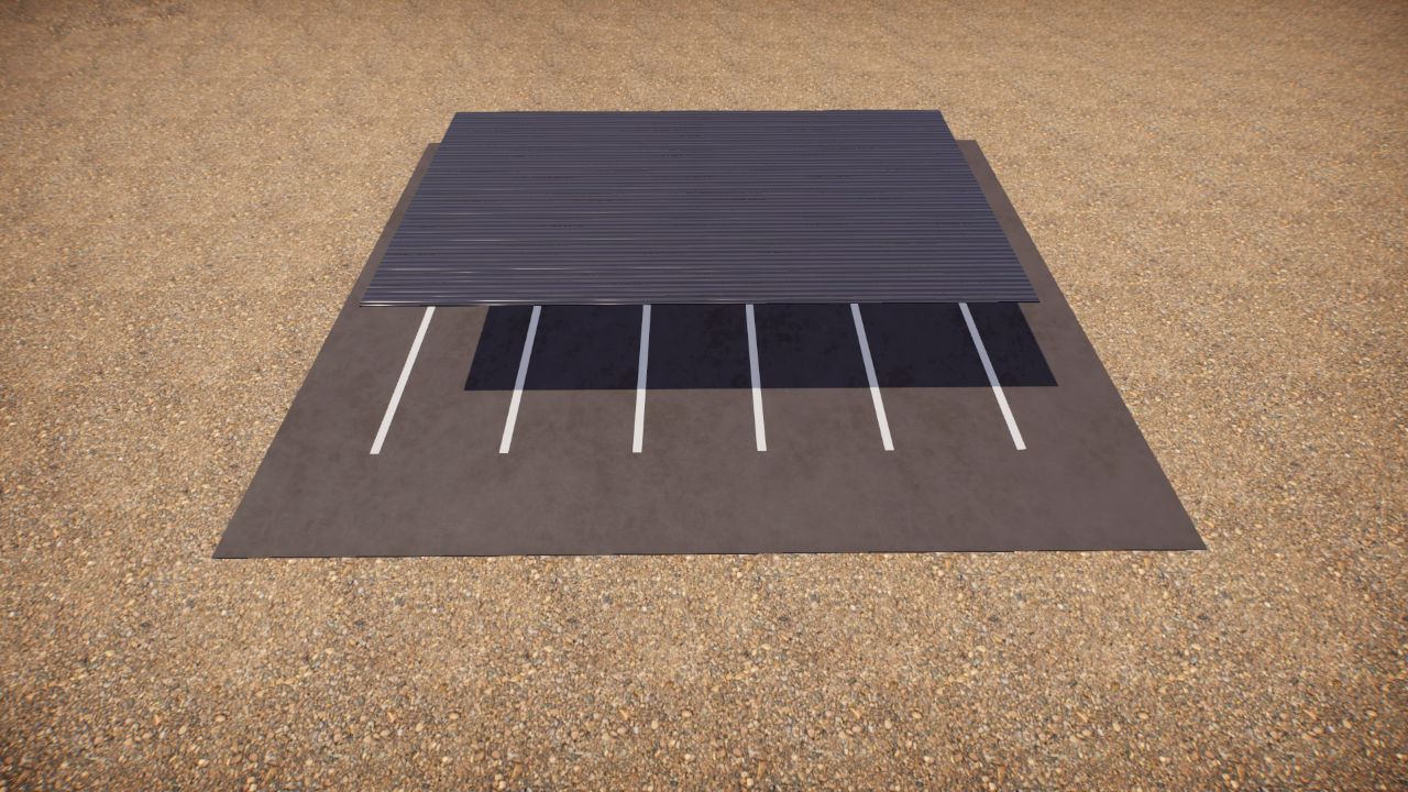 Outdoor parking / Parking exterior