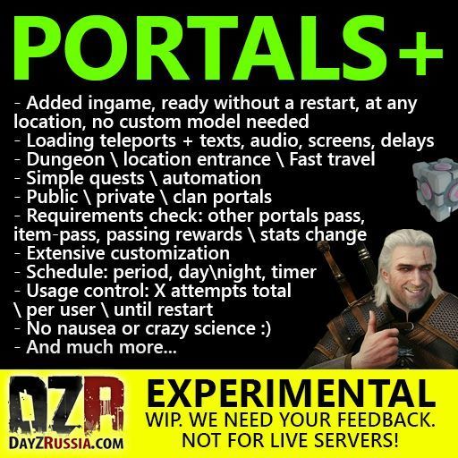 DZR Portals & Quests Experimental