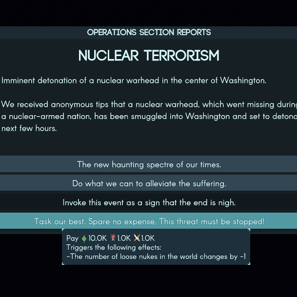 Nerf Nuclear Terrorism