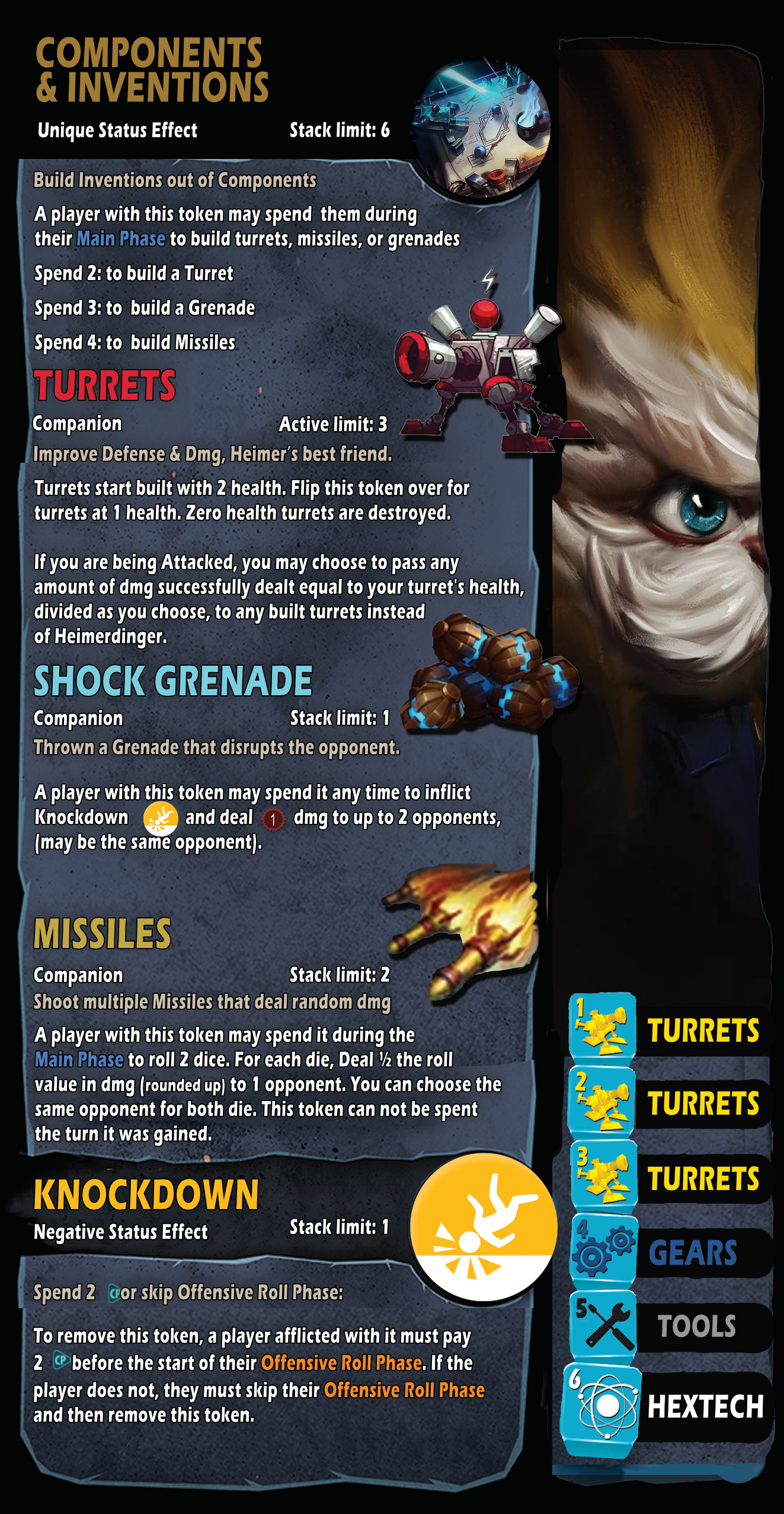 Heimerdinger dice throne homebrew. PrintNplay ready