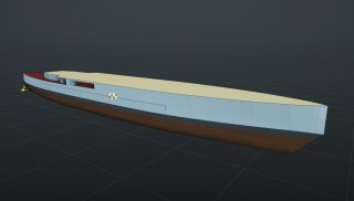 ww1 cruiser hull
