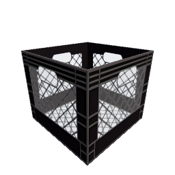 Milk Crate (Up)- Black