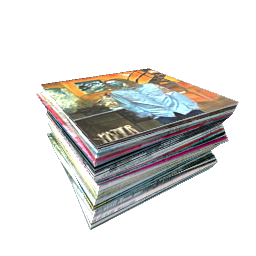 Vinyl Records (Stacked)- V9