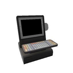 Fancy Cash Register- Black
