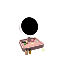Lighted Makeup Mirror- Pink