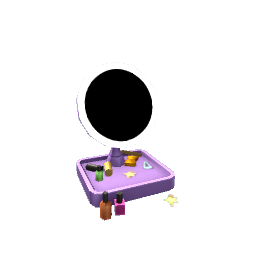 Lighted Makeup Mirror- Purple