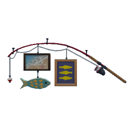 Fishing Wall Clutter- V1