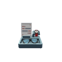 Glasses and Watch Clutter- V2
