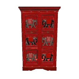 Elephant Dresser- Red