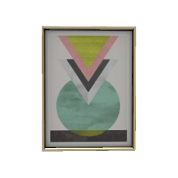 Golden Framed Art- V3