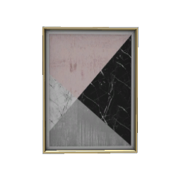 Golden Framed Art- V4