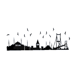 City Wall Decor- Black