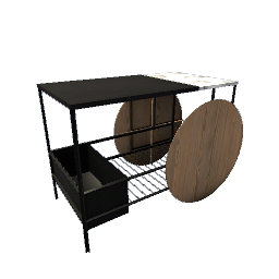 Wagon Table- Black