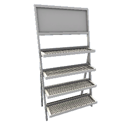 Kitchen Storage Shelves- White V2