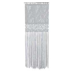 Macrame Curtain- White