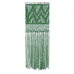 Macrame Curtain- Green