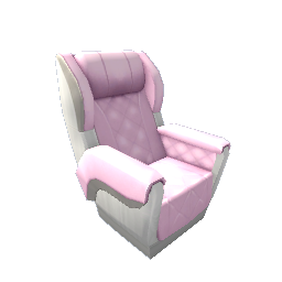 Comfy Massage Chair- Pink and White