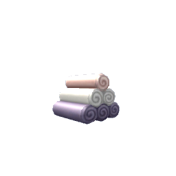 Rolled Towels- Pastels