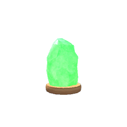 Rock Salt Lamp- Green