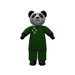 Panda Teddy Bear- V7