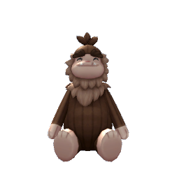 Large Stuffed Bigfoot- V6