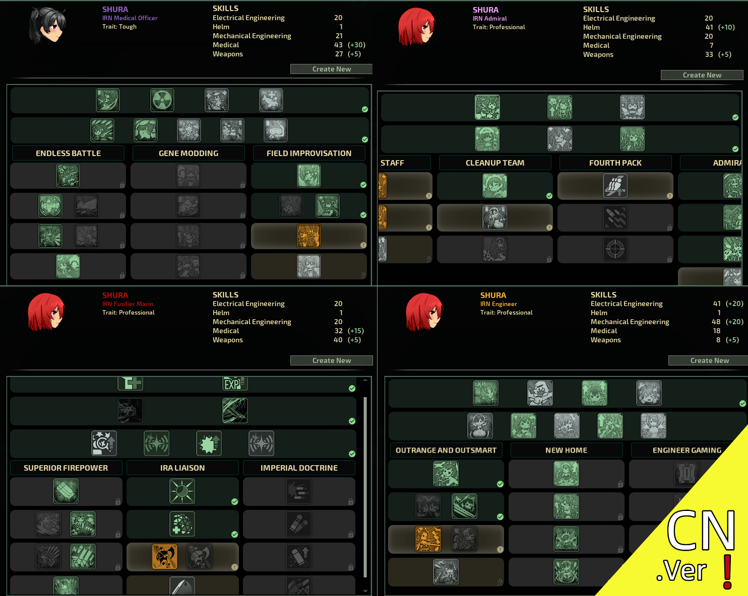 IRN crew jobs 汉化 – Barotrauma Mod