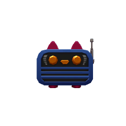 Kitty Radio- Blue