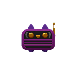 Kitty Radio- Purple