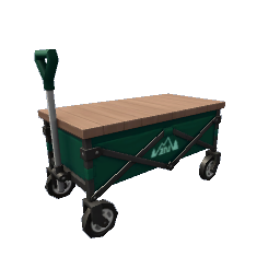 Wagon Table- Dark Green