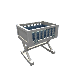 Wooden Bassinet- V4